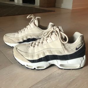 Nike cream suede Air Max size 8